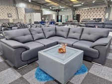 Dover Corner Sofa Charcoal Grey Or Black