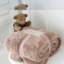 Teddy Bear Fleece Throw Sofa