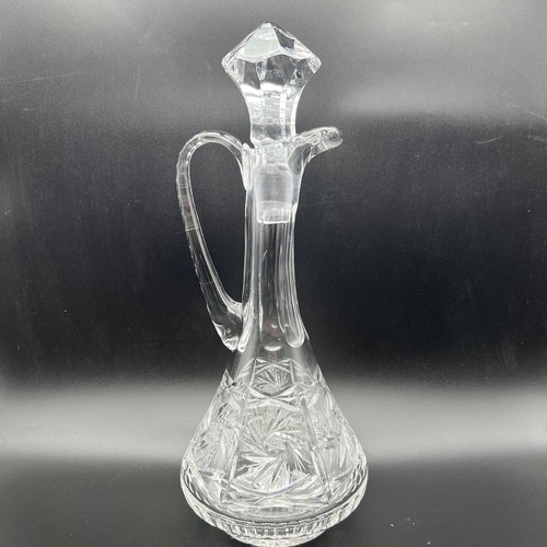 Vintage heavy deep cut glass - vintage,