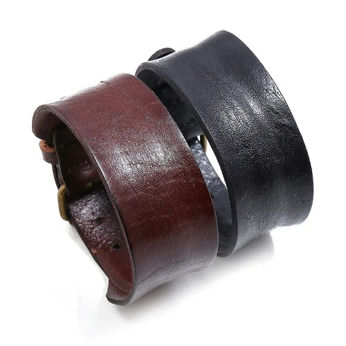 Genuine leather punk - 26.5, cm
