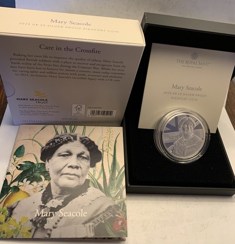 2023 silver proof piedfort 5 - proof, £5