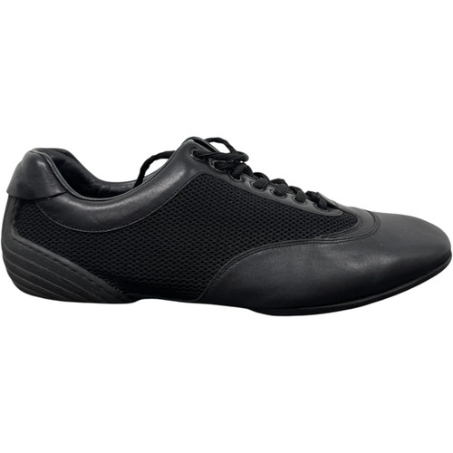 Gucci men leather logo - logo, low