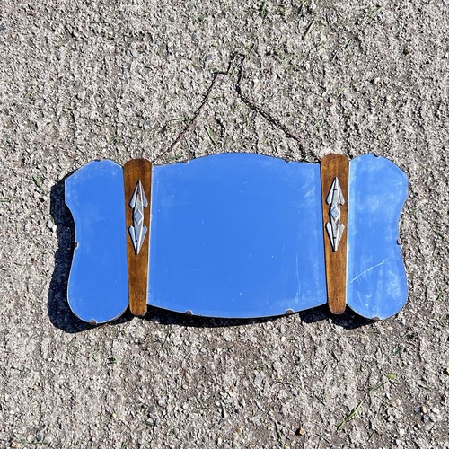 Vintage art deco wall mirror - wall,