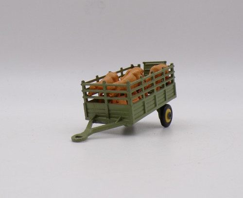 Husky farm trailer with cows - farm,