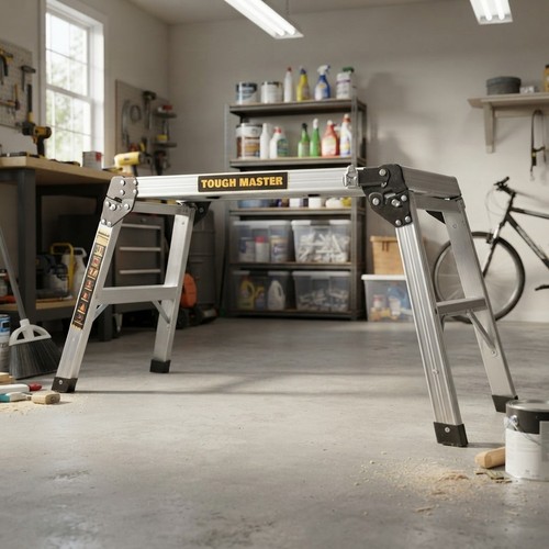 Aluminium step stool - aluminium, 2-step
