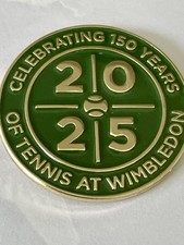 Wimbledon Tennis The Championships 2025 RARE Pin Badge NEW unopened