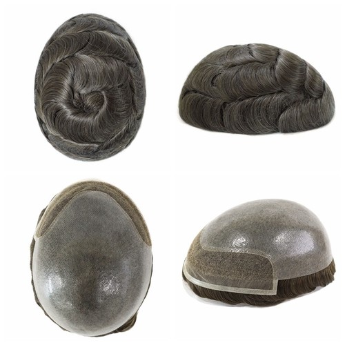 Mens toupee human hair - human,