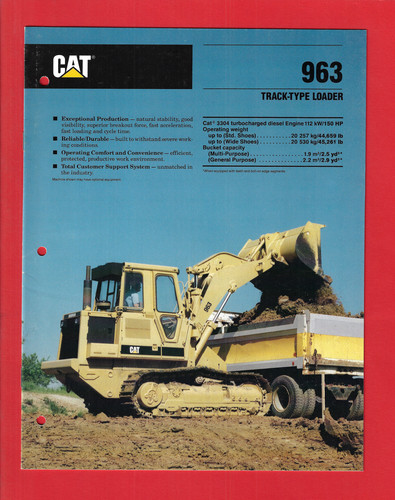 Caterpillar cat 963 track type - cat, track-type