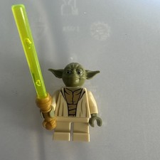 LEGO YODA MINIFIGURE STAR WARS FIG OLIVE GREEN JEDI
