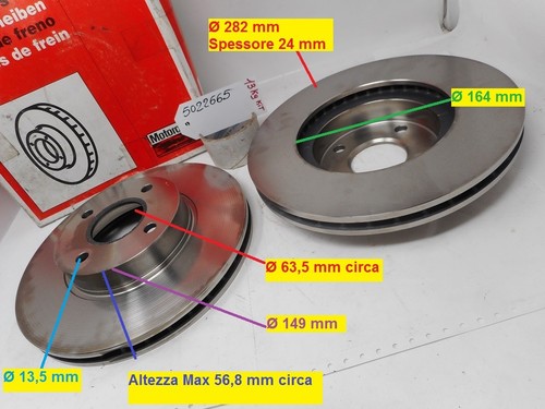 Pair brake discs - pair,