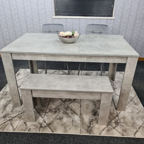 Grey kitchen dining table 2 - dining,