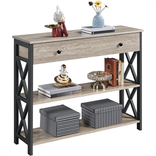 Industrial console table - console, with