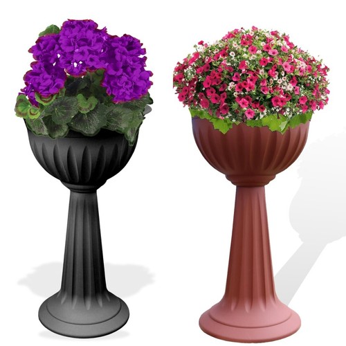 Large tall plastic - large, urn