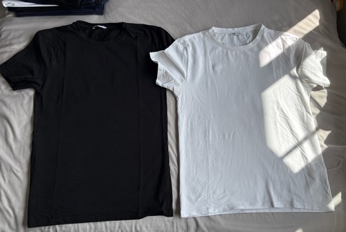 Zara white and - white, shirts