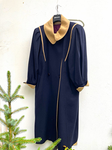 Mansfield cashmere navy lined - cashmere,