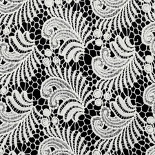 Premium Lace Daphne Guipure French Venice Lace Fabric, Cream