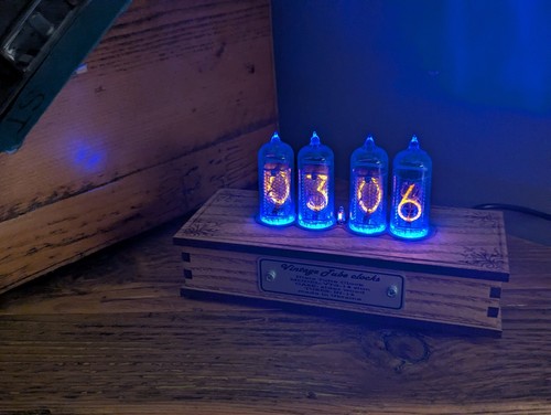 Handmade retro nixie clock - handmade,