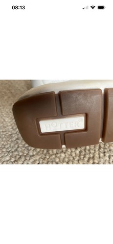 Hotter drift white leather - white,