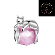 🩷 Cat Pink Murano Glass