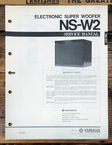 Yamaha super woofer - yamaha, ns-w2