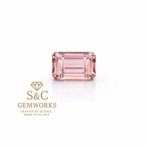 Morganite nano emerald - emerald, cut