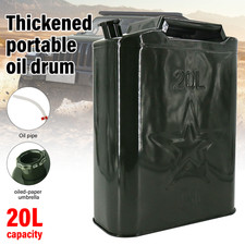 20L Metal Jerry Can Green Car