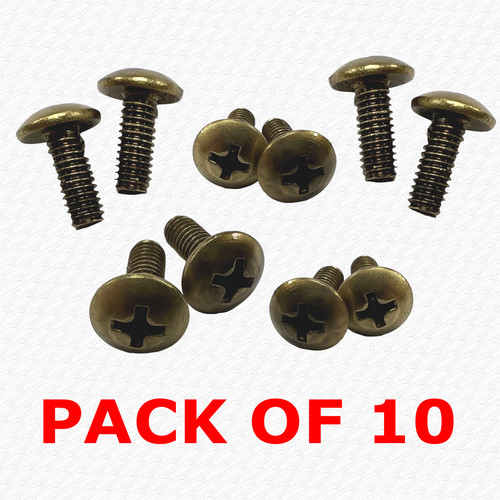 Pack m4 brass - pack, screws