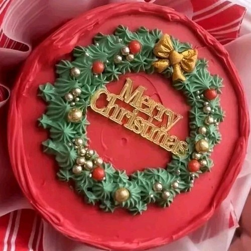 Merry christmas cake - merry,