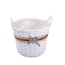 3 x Wicker Flower Basket with