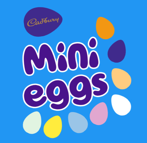 Mini eggs easter egg - mini, decal