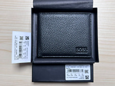 Hugo Boss Bardio Credit Card Holder Black Color Wallet Mens Gift Box Bifold