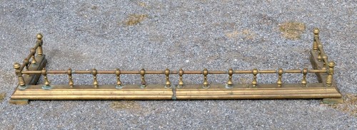 Bronze brass fire place fender - bronze,