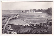 A Valentine's Real Photo Post Card of Cullercoats. Northumberland.