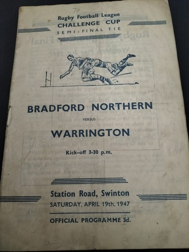 1947 rugby league challenge - rugby,