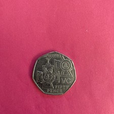 2006 Victoria Cross 50p Circulated Coin, GB UK, VC Fifty Pence Piece 