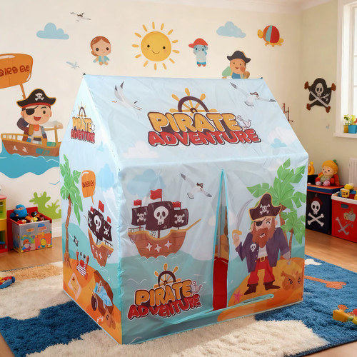 Kids play tent pirate - play, tent,