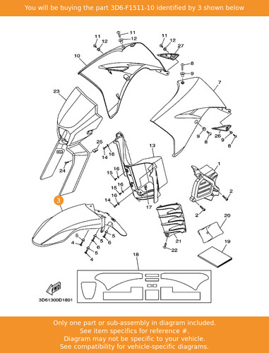 Yamaha fender front - yamaha,