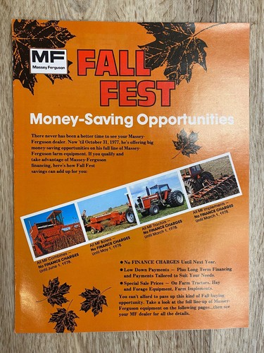 Massey ferguson sales brochure - sales,