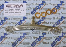 Triumph T110 T120 Rocker feed pipe billet alloy and unit T120   SRM-70.6349