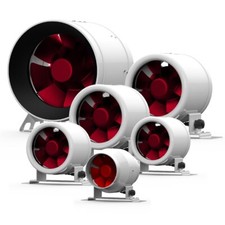 Hydroponics EC Fan 4 5 6 8 10 12 Inch Silent Running Inline Ventilation Extract