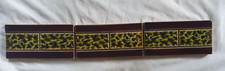 A GROUP OF 3 ANTIQUE (6 X 3) INCH BORDER TILES, CIRCA 19TH CENTURY