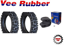 Vee Rubber Tyres Front & Rear 250-10 & Pair of Inner Tubes Yamaha PW50