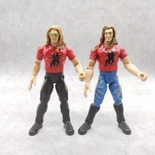 Edge and Christian JAKKS WWF Titan Tron Live Wrestling Figures Tag Team WWE