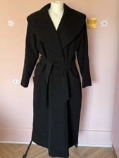 Vintage Alexon Wool Blend Coat – Black – Small /Petite  – Made in Great Britain