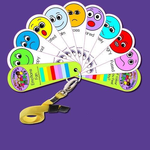 Emotions face feelings fan - emotions,