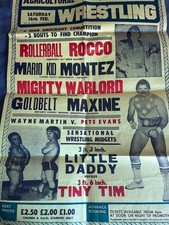 British Wrestling Poster 1985