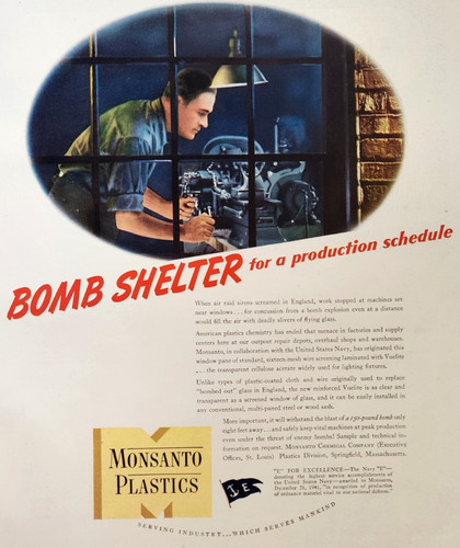 Bomb shelter wwii monsanto - shelter,