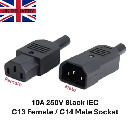 Rewireable iec c13 - rewireable,