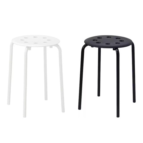Round plastic stackable - plastic,