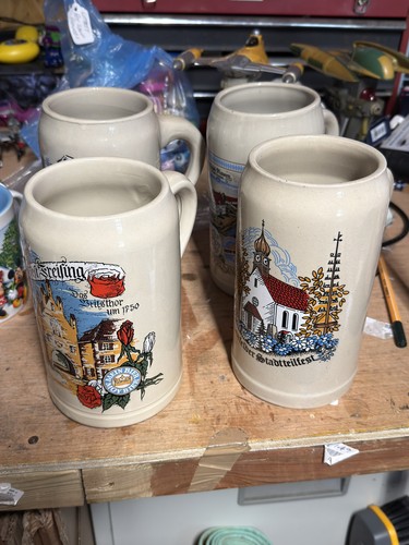 Ceramic beer steins from - 1l,